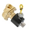 3/4 Inch DC 12 V Brass Solenoid Valve Powerless Open
