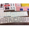 Clark New Clark forklift decal kit with safety decals.
