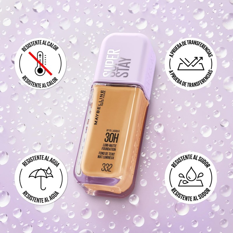 Base de Maquillaje Líquida Maybelline Super Stay Lumi Matte 30h