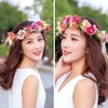 1 x Flower Wreath Headband with 1 x Flower Bracelet,
