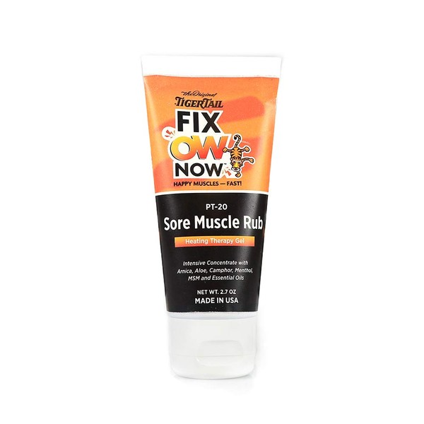 Tiger Tail Sore Muscle Rub – FixOwNow Heating Therapy Gel, Made in USA - 2.7 oz