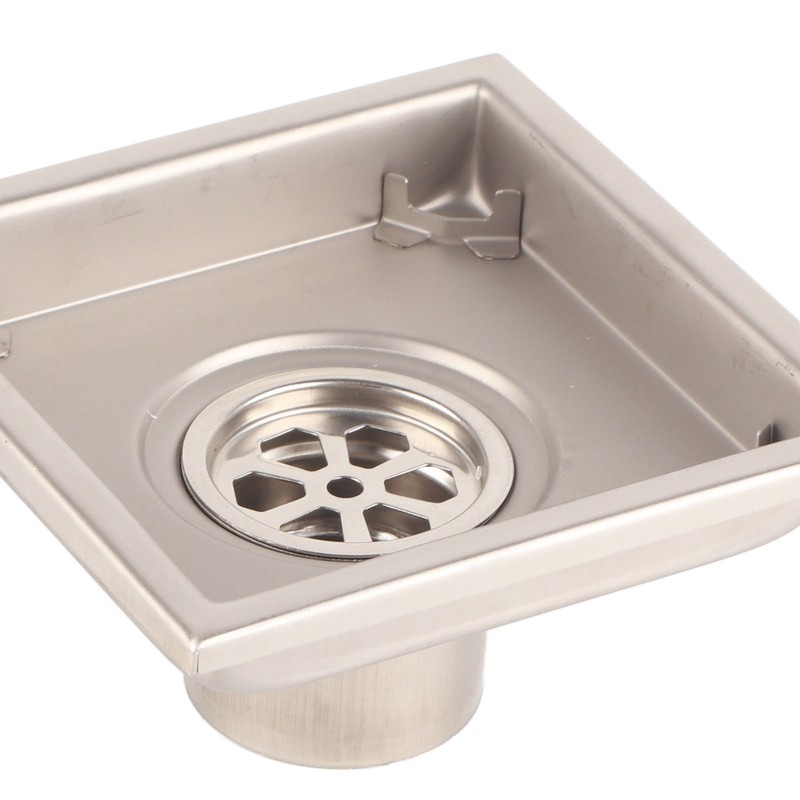 Home Stainless Steel Square Shape Antiodor Bathroom Floor Drain Waste
