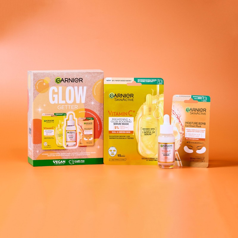 Garnier Glow Getter Giftset - For dull skin - Reduces