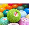 Cotton Crochet Yarn Double Mercerized Thread 220yd/200m Ball 1.05oz/30g Knitting