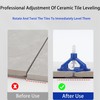 CXAFQ Spiral Leveller Base,Reusable and Easy Levelling, Wall Tile Fixer,