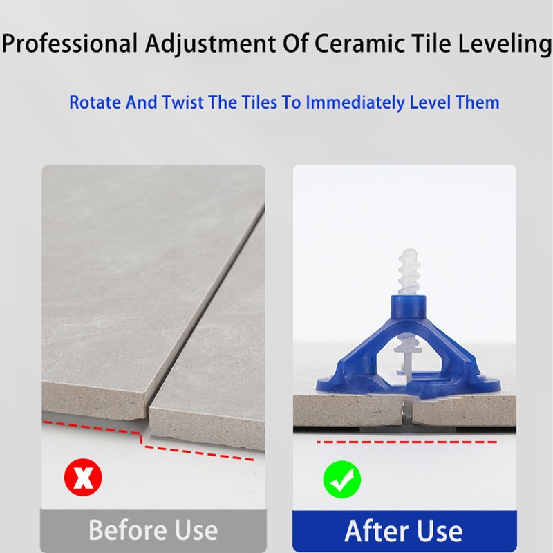 CXAFQ Spiral Leveller Base,Reusable and Easy Levelling, Wall Tile Fixer,