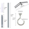 Evsteluo Large Swag Ceiling Hooks Heavy Duty Swag Hook with