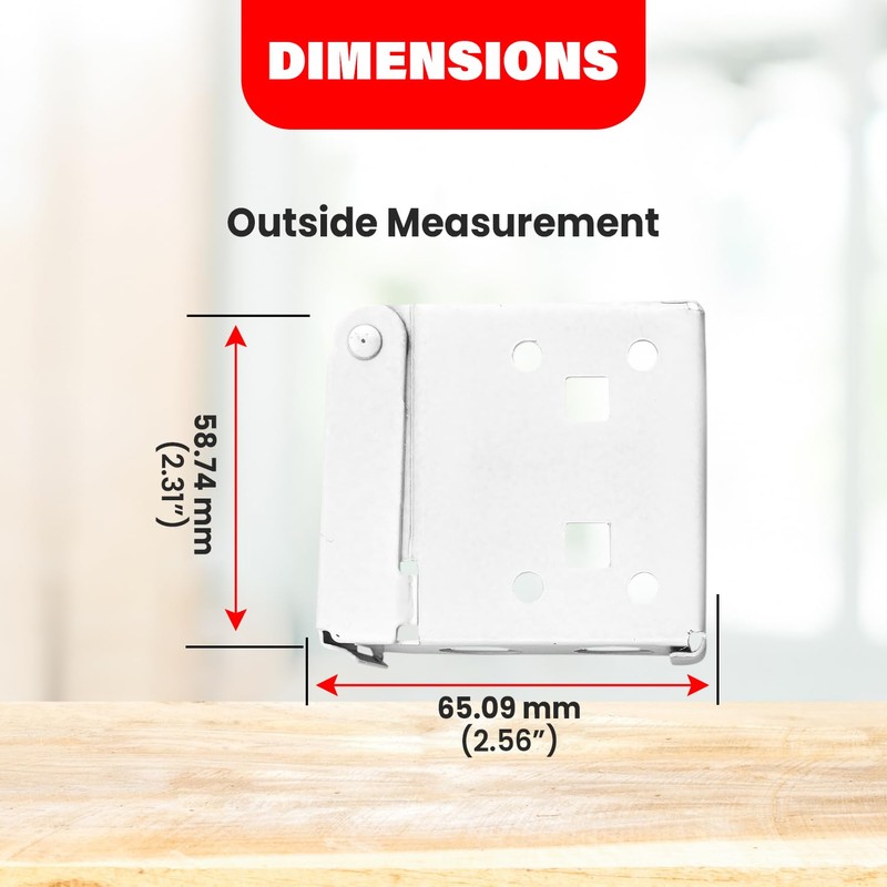 Amazing Drapery Hardware 2" x 2 1/4" High Profile Box
