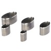 5Pcs Leather Punch Die Set Cutter Hollow Oval Cutting Mold