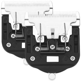 Makevivi 2 PCS Replaceable Ceramic Blades Set Carpet Trimmer, Carpet Trimmer Common Use Clipper Blade, for Carpet Clippers,Tufting Clippers