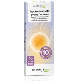 JB White 10 x Hearing Aid Dry Capsules Compatible with Phonak, Starkey and Unitron Charging Station, Charging Case, Charger Case Accessories, Dry Tabs, Dryer Tablets, Colour Indicator (Pack of 10, 3