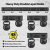 Garage Tool Organizer Wall Mount, 48 Inch Adjustable Garage Tool