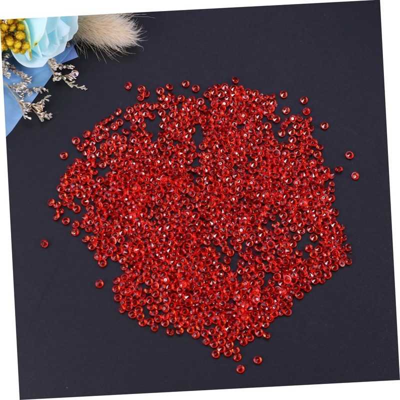 Abaodam 1000pcs Acrylic Rhinestone Crystals Wedding Decorations Accessories DIY Crafts