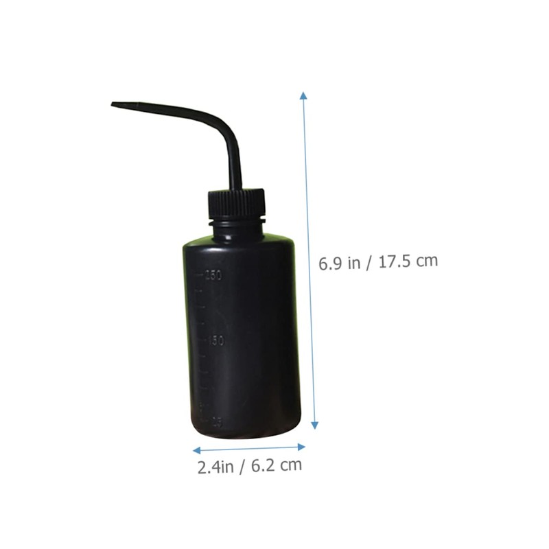 BIUDECO Elastic Plastic Squeeze Bottles for Liquids 250ml Rinse Bottle