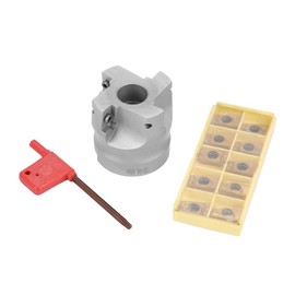 BAP400R-50-22-4F CNC Face Milling Cutter + 10 Pieces APMT1604 Carbide Inserts + T15 Key