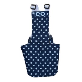 Chicken Diapers for Hens, Rooster, Bantam Chicken, Silkie Chicken, Bird, Ducklings - Disposable Lining, Reusable, Adjustable by Uni Infinity (Stars USA, Chicken Medium, 1, Count)