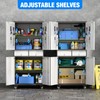 Aobabo Garage Storage Cabinet with Wheels, Metal Tool Storage Cabinet