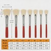 Fan Brush for Painting, 7-Piece Fan Brushes for Artists