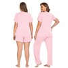 SWOMOG Women 3Pcs Maternity Pajama Set Nursing Pjs Pregnancy Set