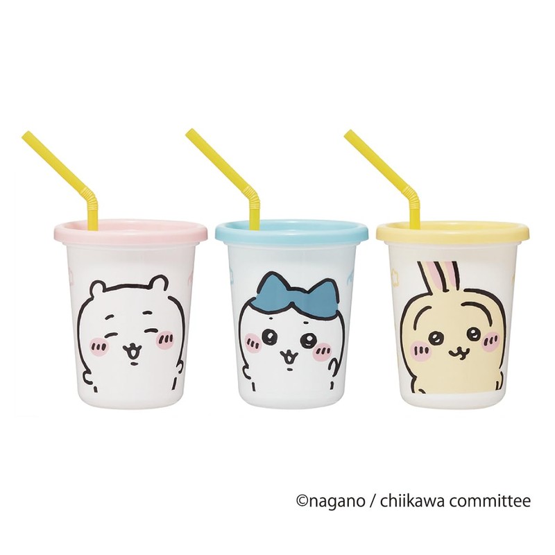 Skater SIH3ST-A Tumbler with Straw, 3 Pieces, 11.8 fl oz