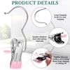 Yinder 150 Pcs Boot Hangers Clips Laundry Hooks Hanging Stainless