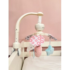 LADIDA Baby Mobile, Plays Music and Spins, Weather and Night Sky Theme, Easily Portable and Transportable (Fly up high)