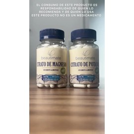 Citrato De Magnesio Pack 200 Caps 500mg 100 Vegano Y Puro                                                                                             
