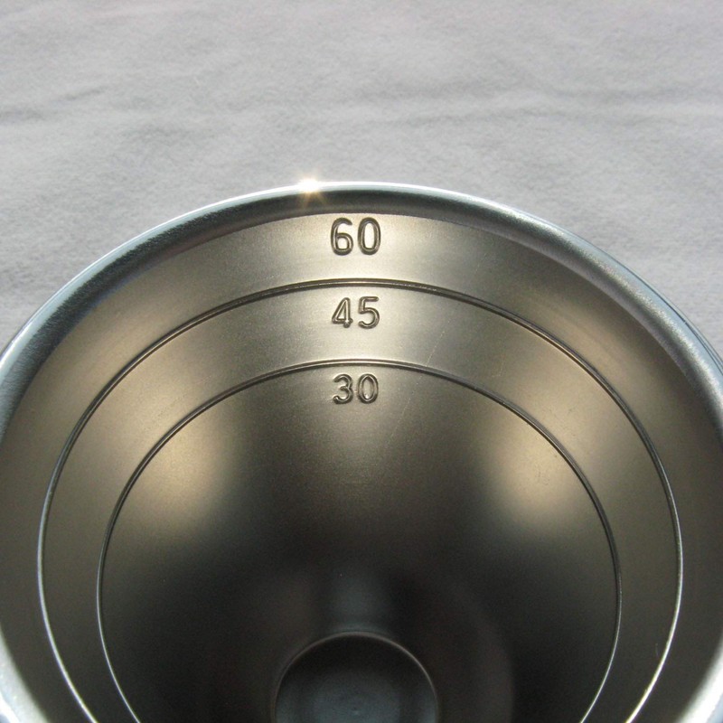 Nagao Tsubame-Sanjo Cocktail Measuring Cup Jigger Cup 60・30ml Graduated 18-8