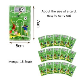 TAFACE Pack of 15 Football Pinball Toys, Football Games, Football Pinboard Ball Maze Toy, Football Games, Children's Toys for Boys and Girls, Birthday Gifts, Party Games