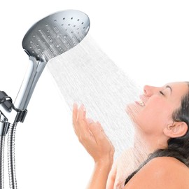 RENIST 3 Spray Settings High Pressure Handheld Shower Head Massage Spa Detach With Hose