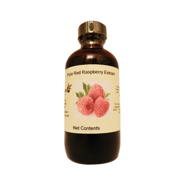 OliveNation Pure Red Raspberry Extract - 2 oz - Premium Quality Flavoring Extract For Baking