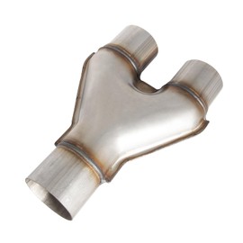 MXA 2 1/2 Y Pipe Exhaust, Stainless Steel 2.5 inch Y Pipe,2.5" to 2.25" Mid Connector Exhaust Extension Pipe Automotive Replacement Exhaust Pipe(2.5"x2.25"x10")