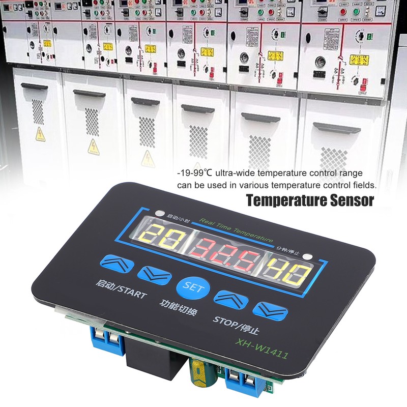 3 Window Display Temperature Controller -19-99℃ Thermostat Module for Air