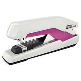 Rapid Supreme Omnipress SO60 Fullstrip Stapler, White/Pink