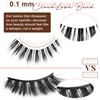 JIECAI Lashes Wispy False Eyelashes Mink Eye Lashes Manga Fake