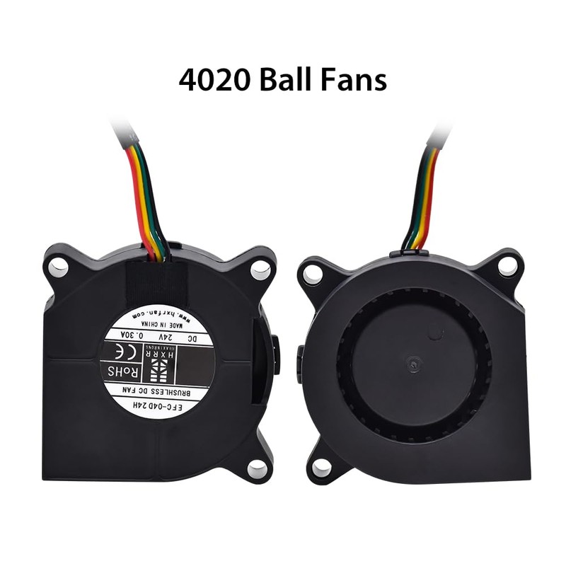 ELVES K1/K1C/K1 Max Extruder Fan Kit 4020 Blower Fan DC