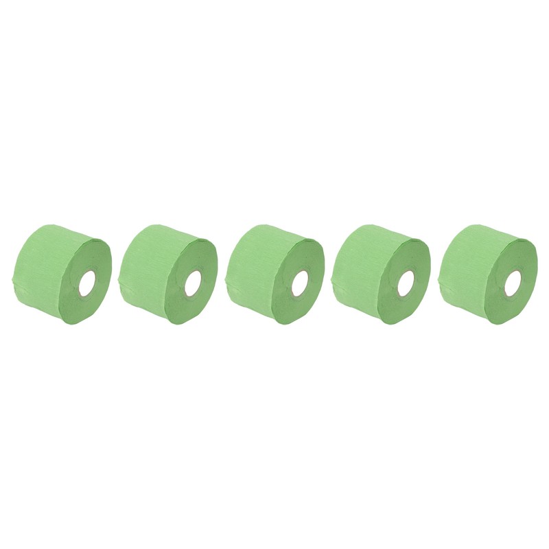 5 Rolls Disposable Barber Paper Neck Strips Self Adhesive Hairdressing