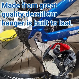 Rear Derailleur Hanger,Bike Rear Tail Hanger,Bike Rear Derailleur Hanger,Bike Parts,Rear Gear Mech Derailleur Hanger Hook Drop out Adapter,Bicycle Tail Hook Screw,Derailleur Hanger,Bike Derailleur