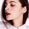 Decentraland Stainless Steel Spiral Nose Ring Double Hoop Nose Ring