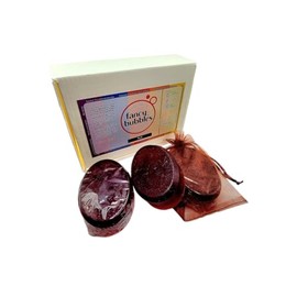 Fancy Bubbles Artisanal Fruital Soap Line - Glycerin-based soaps Made in Brazil (Pack of 3, Açaí)