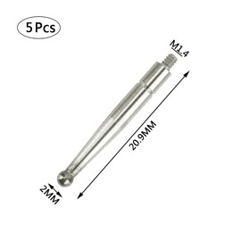 5 Pcs Micrometer Tip Probes Lever Indicators Gauge Measuring Tools Test Lead Back Probes for Car Repairing Electric Multimeter Testing