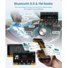 Single Din Car Stereo with Wireless Carplay Android Auto, 7