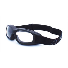Guard-Dogs Goggle, Evader 1 Matte Black (Clear/Smoke w/FogStopper 2 Lens Set)