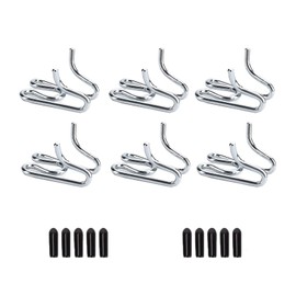 TIPIPARK 6 Pack Extra Links Prong Collar for Dog- Replacement 2.5mm Stainless Steel Pinch Collar for Dogs Links Extra Training Collar Links Fit Thickness Measure