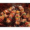 HONSHEN 24 pack Square Grilling Skewers, 8 inch Stainless Steel