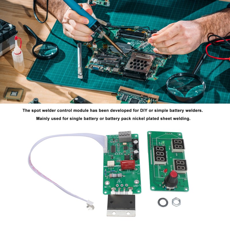 Spot Welder Battery Control Board 9 to 12V Digital Display