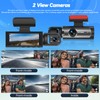 Dual Dash Cam for Cars Front and Inside 3.16 inch