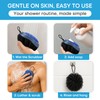 Shower Scrubber for Body 2-in-1 : 2 - Pack High