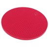 5PCS Silicone Trivet Mats Round Multipurpose Heat Resistant Non Slip