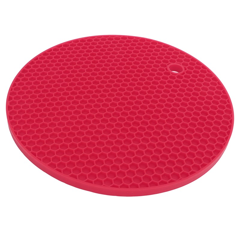 5PCS Silicone Trivet Mats Round Multipurpose Heat Resistant Non Slip
